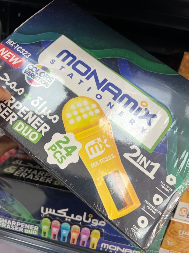 مبراة وممحاة الميكرفون